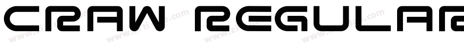 Craw Regular字体转换